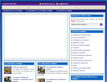Tablet Screenshot of les-vitamines.com